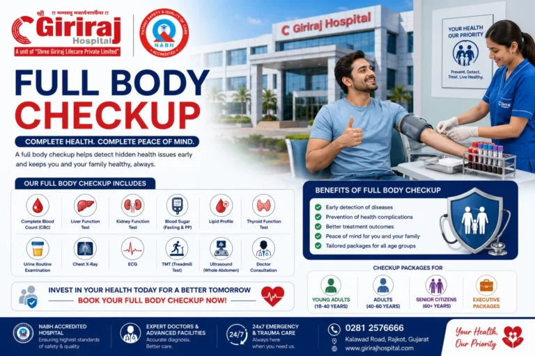 Full Body Checkup in Rajkot: A Complete Patient Guide