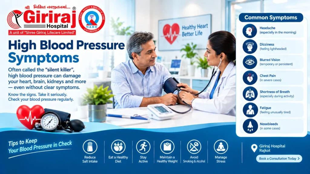 high blood pressure symptoms