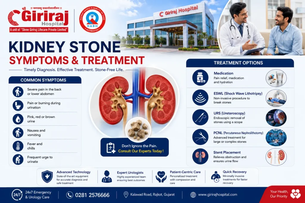 kidney stone symptoms and treatment