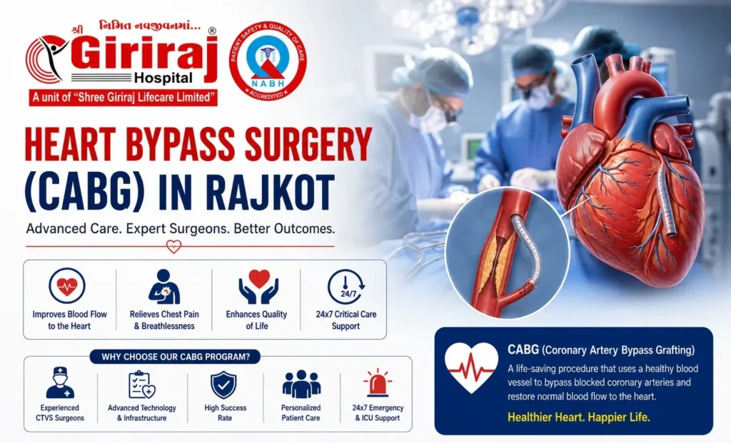 Heart bypass surgery cost in Rajkot