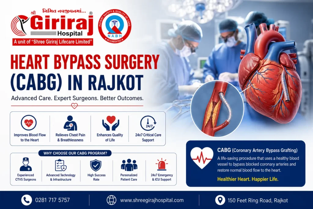 Heart bypass surgery cost in Rajkot