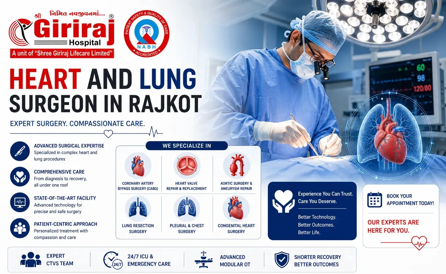 heart and lung surgeon in Rajkot