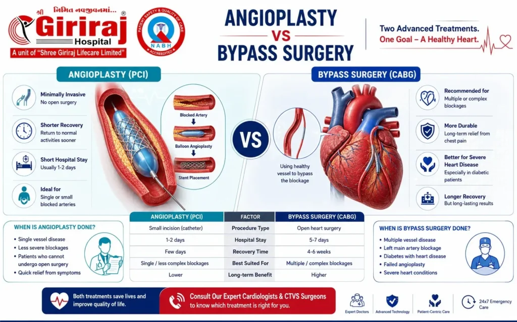 Angioplasty vs CABG