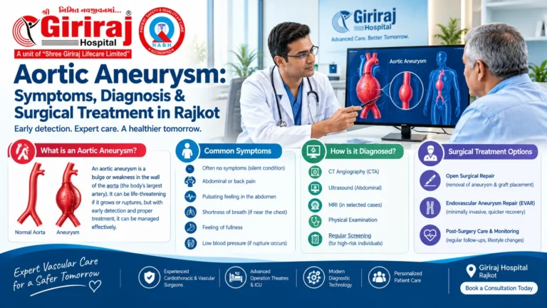 Aortic Aneurysm: Symptoms, Diagnosis & Surgical Treatment in Rajkot