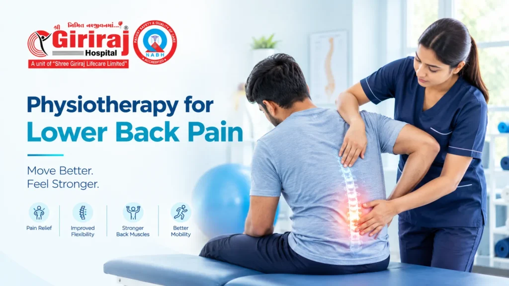 Physiotherapy for lower back pain