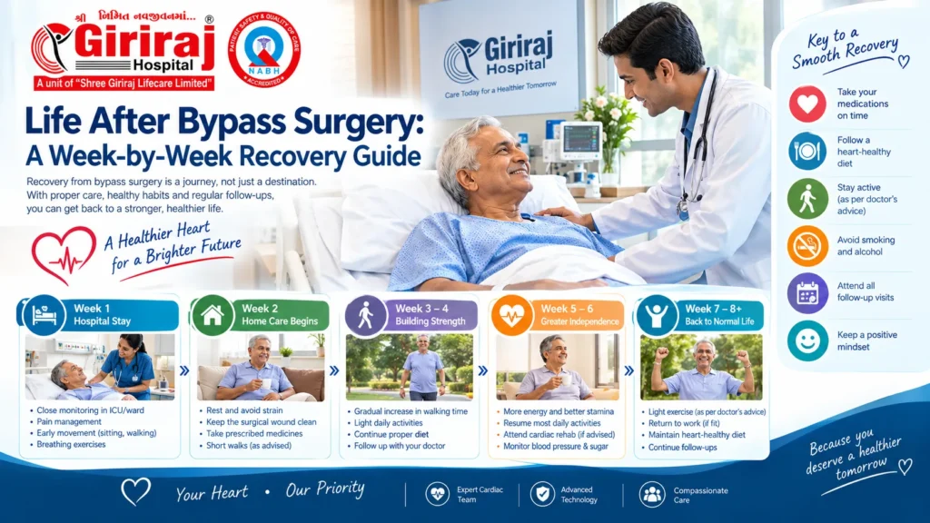 bypass surgery recovery week by week